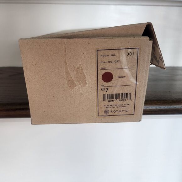 NIB Rothy’s The Daily Round Toe Flat RARE RETIRED COLOR-Size 7-Copper - Picture 8 of 9